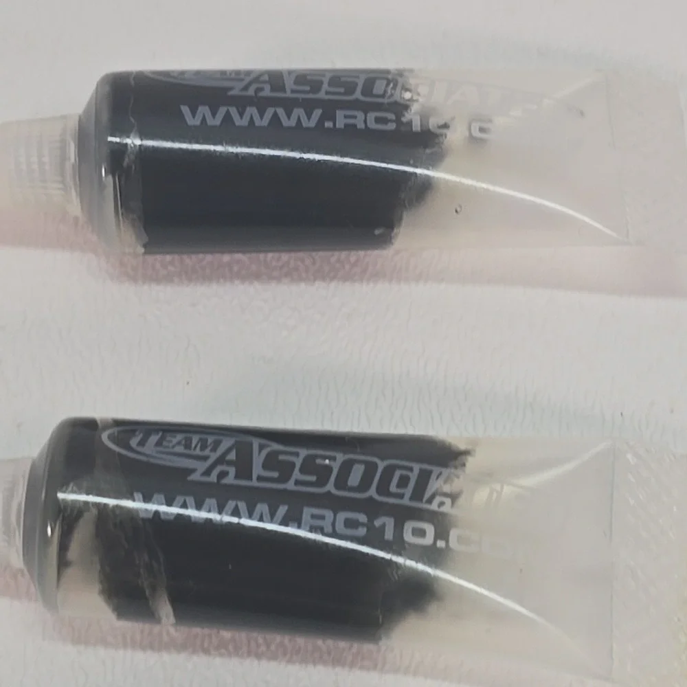 Team Associated Lot Of 6 Grease Tube 4cc Each Black Grease Green Slime Silicone